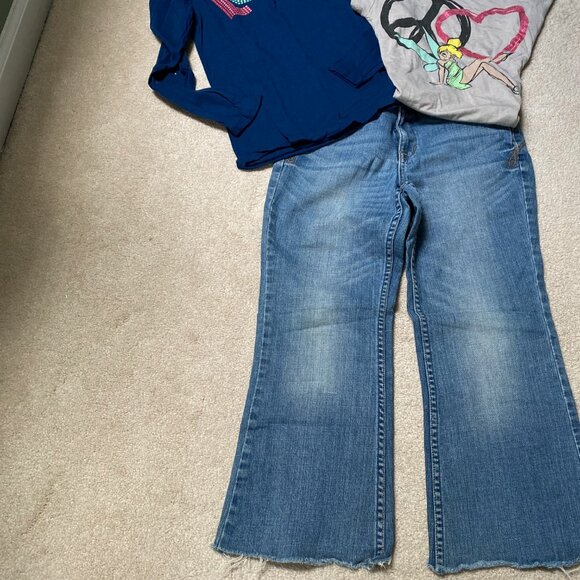 Girls Bundle  Jeans  Size 10/12 Clothing Back To School +FREE ! - Picture 1 of 5